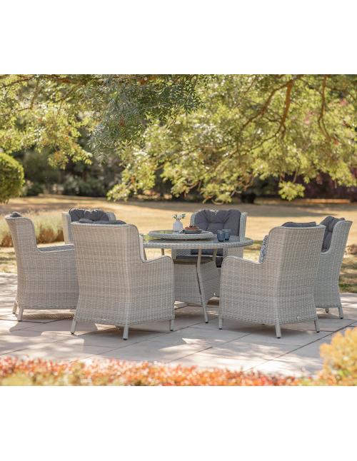 Bramblecrest Chedworth Dove Grey 6 Seater...