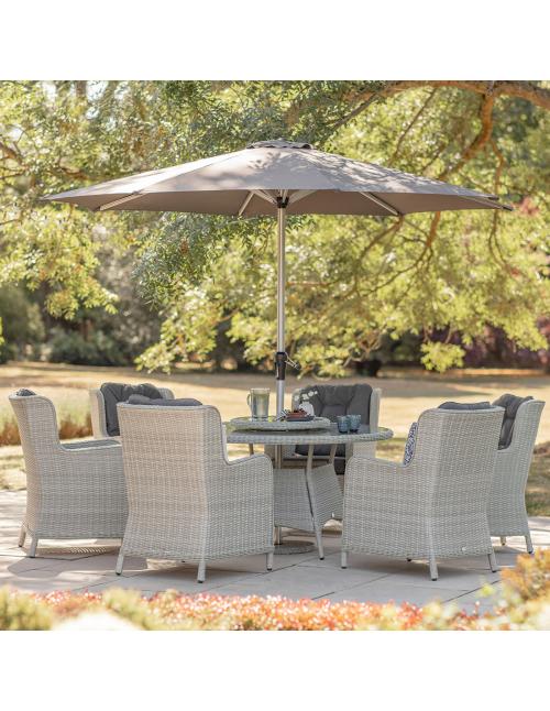 Bramblecrest Chedworth Dove Grey 6 Seater...