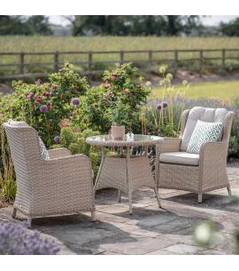 Bramblecrest Chedworth Sandstone 2 Seater Dining Set