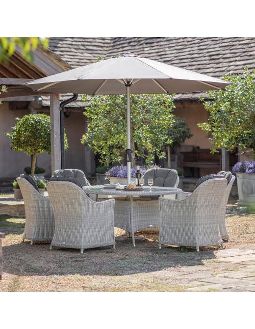 Bramblecrest Monterey Dove Grey 6 Seater...