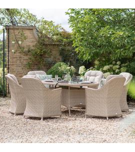 Bramblecrest Monterey Sandstone 6 Seater Elliptical...