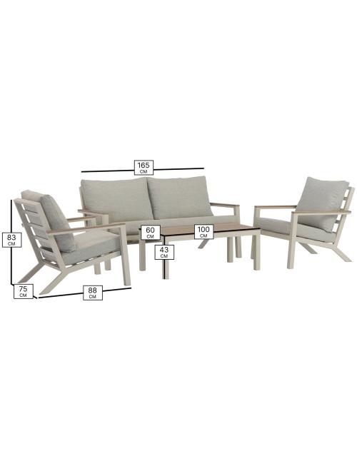 Bramblecrest Zurich Mocha 2 Seater Sofa with...
