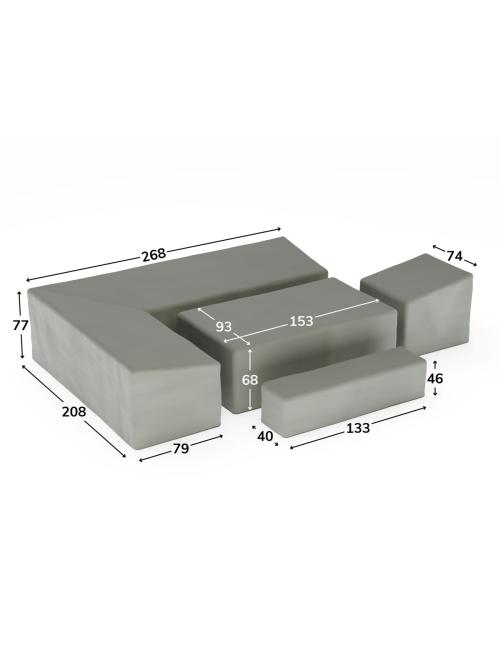 Bramblecrest Wisley L Shape Sofa Set Covers -...