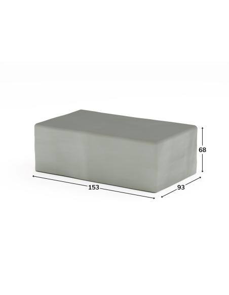 Bramblecrest Rattan 150 x 90cm Rectangle Dual-Height Table Cover FC150CDH