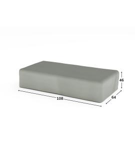 Bramblecrest Rattan Rectangular Coffee Table Cover FCCTWH1