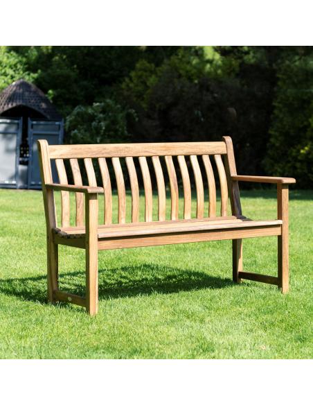 Alexander Rose Albany Broadfield 4ft Flat Arm Bench