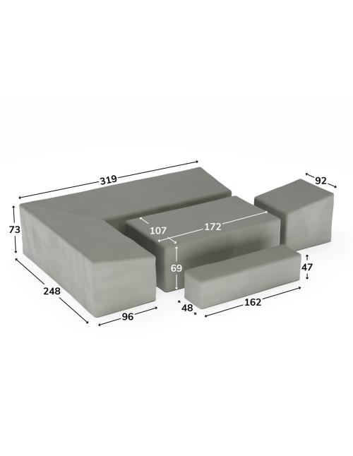 Bramblecrest Fairford L Shape Sofa Set Covers...