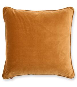 Neptune Florence Scatter Cushion, Cotton Velvet - Mustard