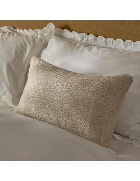 Neptune Grace Bolster Cushion, Boucle - Ecru