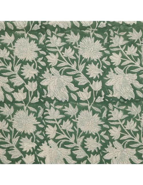 Neptune Dora Square Printed Scatter Cushion, Green