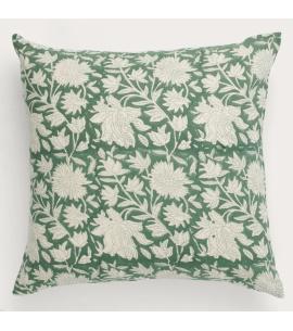 Neptune Dora Square Printed Scatter Cushion, Green