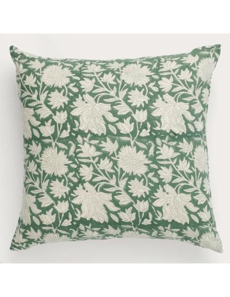 Neptune Dora Square Printed Scatter Cushion, Green