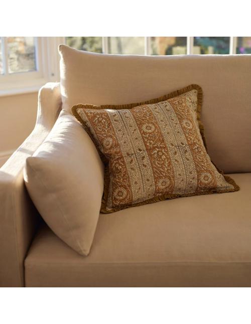 Neptune Mae Printed Scatter Cushion, Mustard