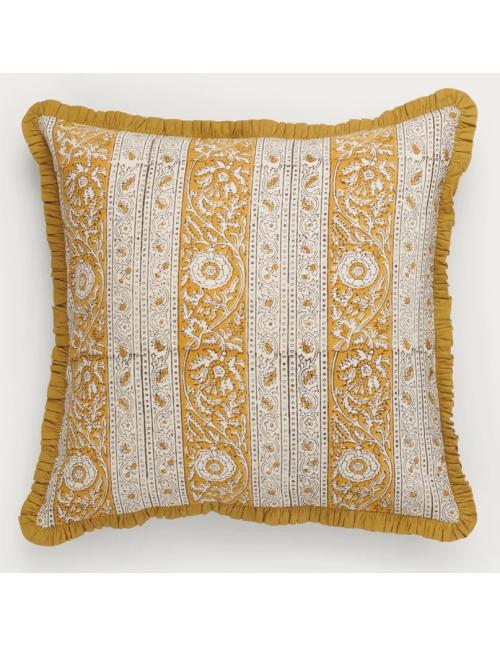 Neptune Mae Printed Scatter Cushion, Mustard