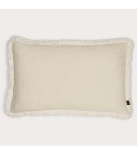 Neptune Isabelle Bolster Cushion, Chloe Linen - York Rose
