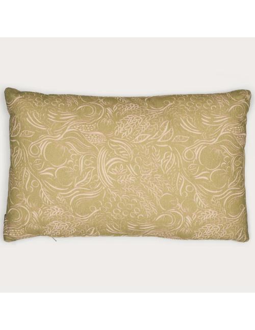 Neptune Grace Bolster Cushion, Odette Printed Linen – Quince