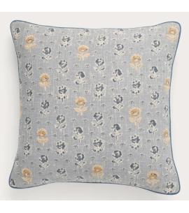 Neptune Clover Embroidered Scatter Cushion, Navy