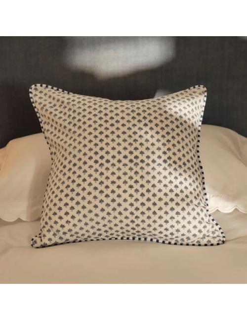 Neptune Eve Square Printed Scatter Cushion, Navy