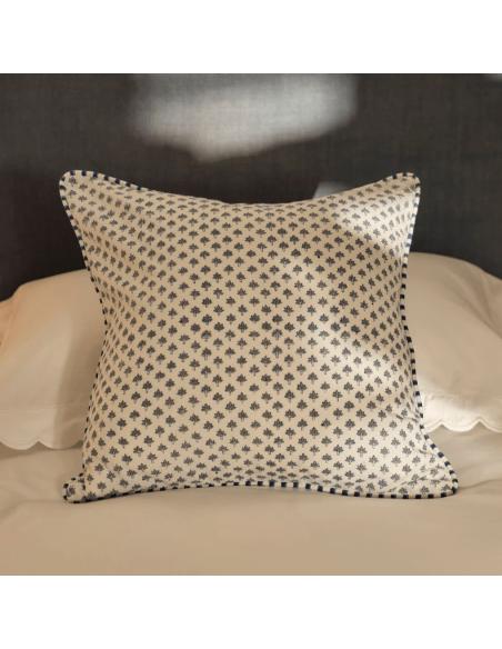 Neptune Eve Square Printed Scatter Cushion, Navy