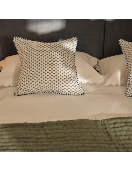 Neptune Eve Square Printed Scatter Cushion, Navy