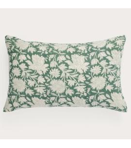 Neptune Dora Printed Bolster Cushion, Green