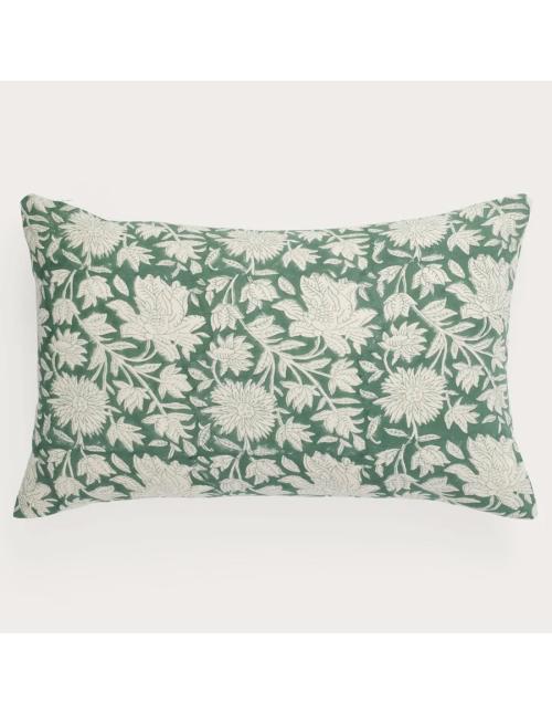 Neptune Dora Printed Bolster Cushion, Green