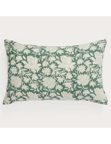 Neptune Dora Printed Bolster Cushion, Green
