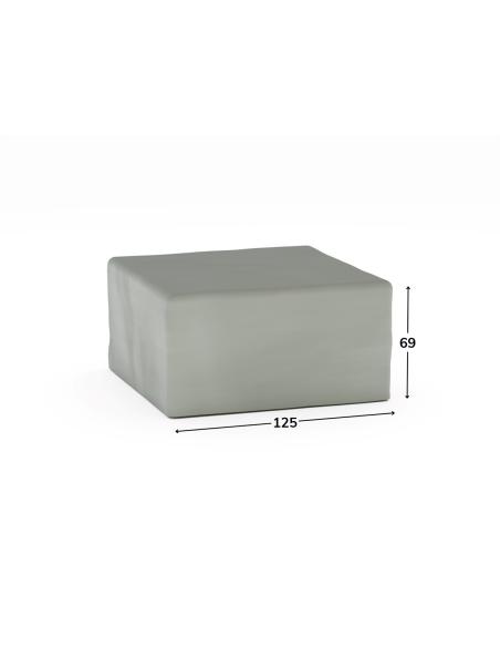 Bramblecrest Rattan Square Dual Height Table Cover FC122CDH