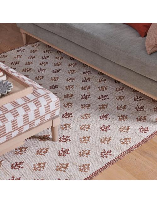 Neptune Rona Rug, Burnt Sienna