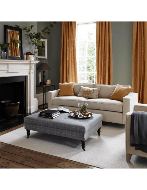 Neptune Tolsey Plaid Rug, Off White