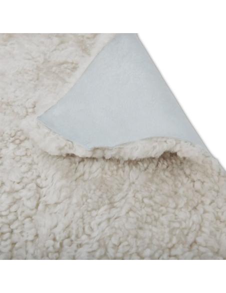 Neptune Tussock Sheepskin Single Rug - Pearl