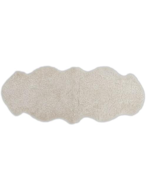 Neptune Tussock Sheepskin Double Rug - Pearl