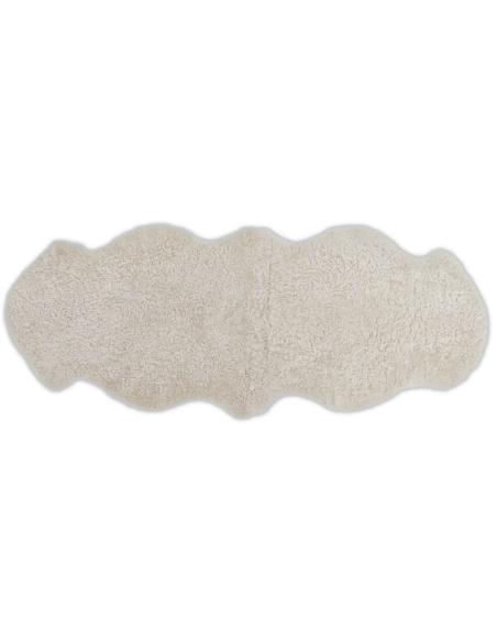 Neptune Tussock Sheepskin Double Rug - Pearl