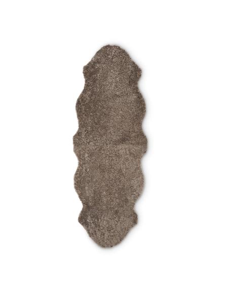 Neptune Tussock Sheepskin Double Rug - Brown