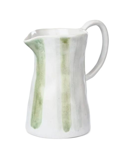 Neptune Hollywell Jug, Green Stripe