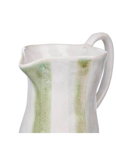 Neptune Hollywell Jug, Green Stripe
