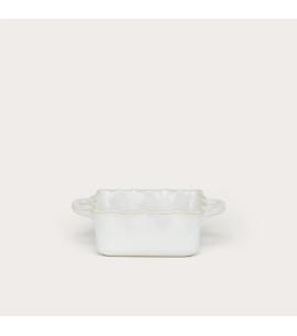 Neptune Bramley Stoneware Baking Dish, White - Small