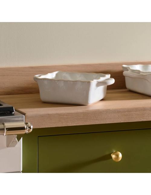 Neptune Bramley Stoneware Baking Dish, White -...