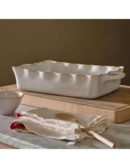 Neptune Bramley Stoneware Baking Dish, White - Large