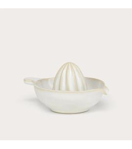 Neptune Bramley Stoneware Lemon Squeezer, White