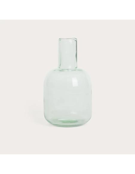 Neptune Primrose Green Glass Carafe