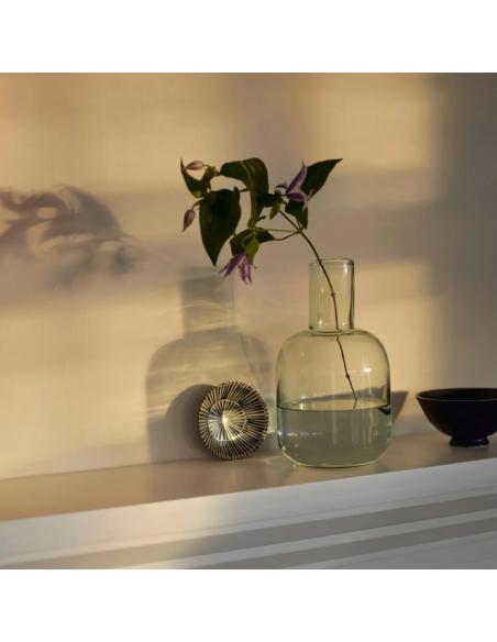 Neptune Primrose Green Glass Carafe