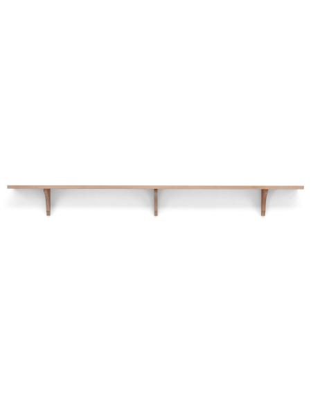 Neptune Suffolk Shelf, Seasoned Oak - 240cm