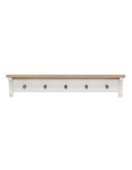 4ft Suffolk Coat Rack in Silver Birch