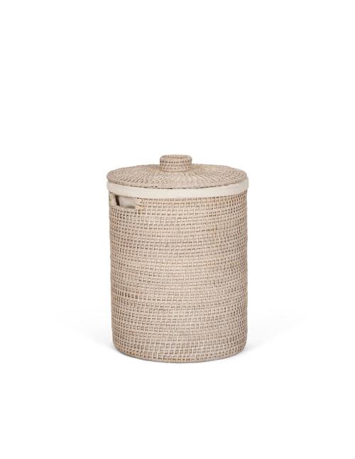 Tiverton Round Lidded Storage Basket