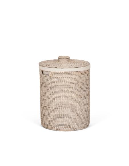 Tiverton Round Lidded Storage Basket