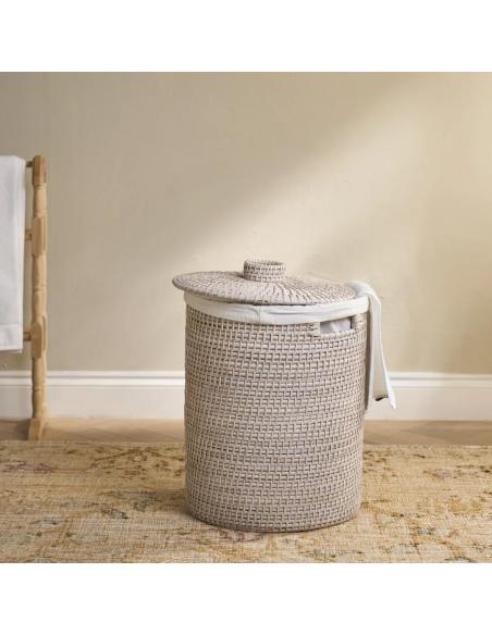 Neptune Tiverton Round Lidded Storage Basket