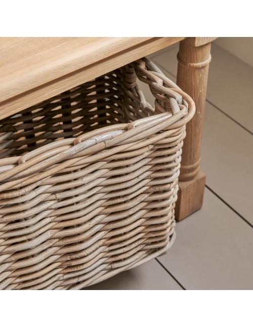 Neptune Somerton Bootroom Bench Basket