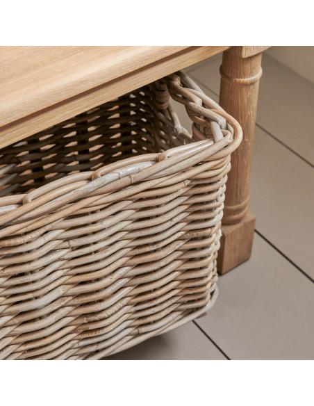 Neptune Somerton Bootroom Bench Basket