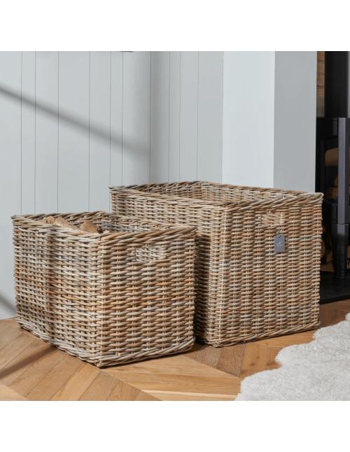 Neptune Somerton Rectangular Log Basket